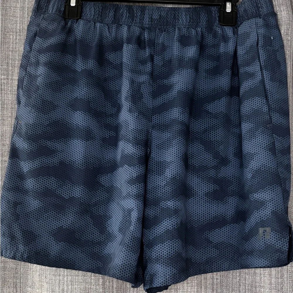 Russell Athletic Men's Blue Patterned‎ Shorts